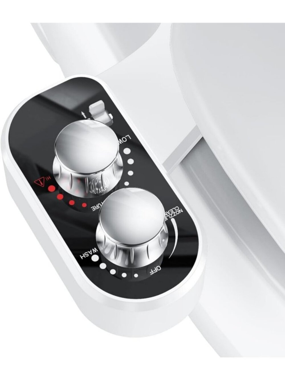 Warm Water Bidet Attachment for Toilet - Hot & Cold Adjustable Spray